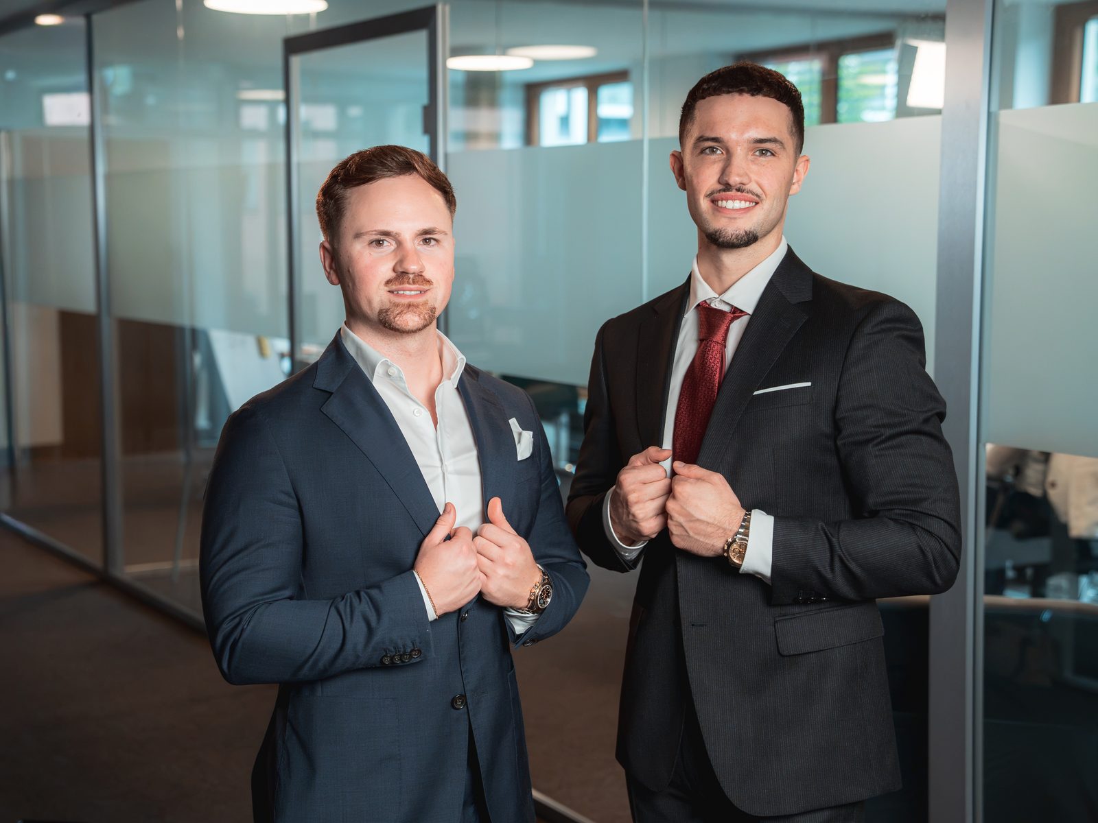 Luca Alexander Laubach und Julian Zimmermann, Gründer & Geschäftsführer von Amax Consulting